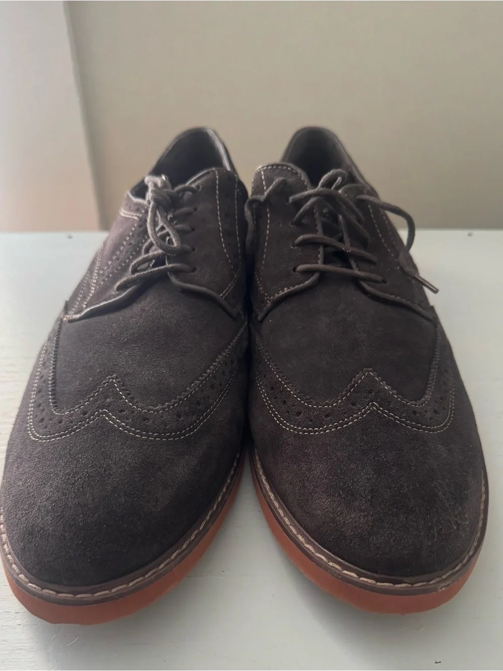 Nunn Bush Dark Brown Leather Shoes